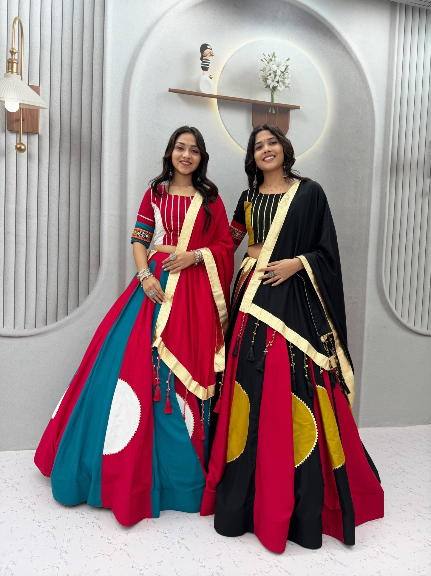 Navratri Special Lehenga choli with vintage dupatto