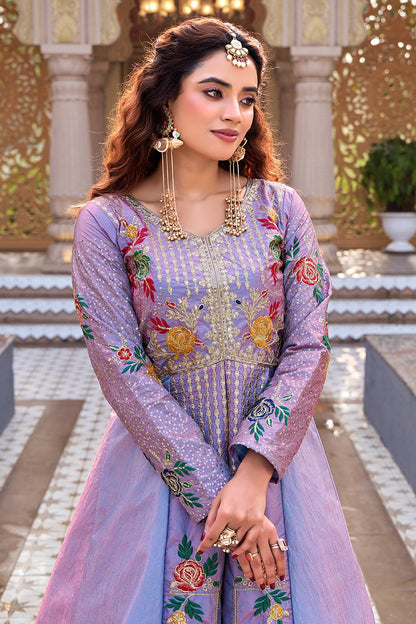 Royal Bloom Embroidered Anarkali Collection