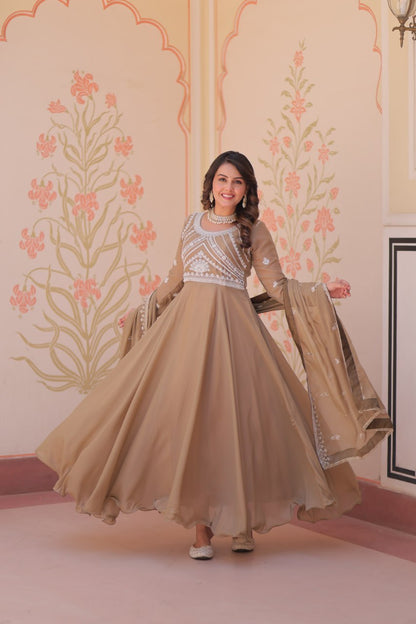 GOWN-DUPATTA SET
