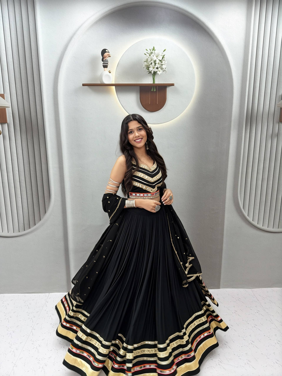 Launching Navratri Special Lehenga choli with vintage dupatta