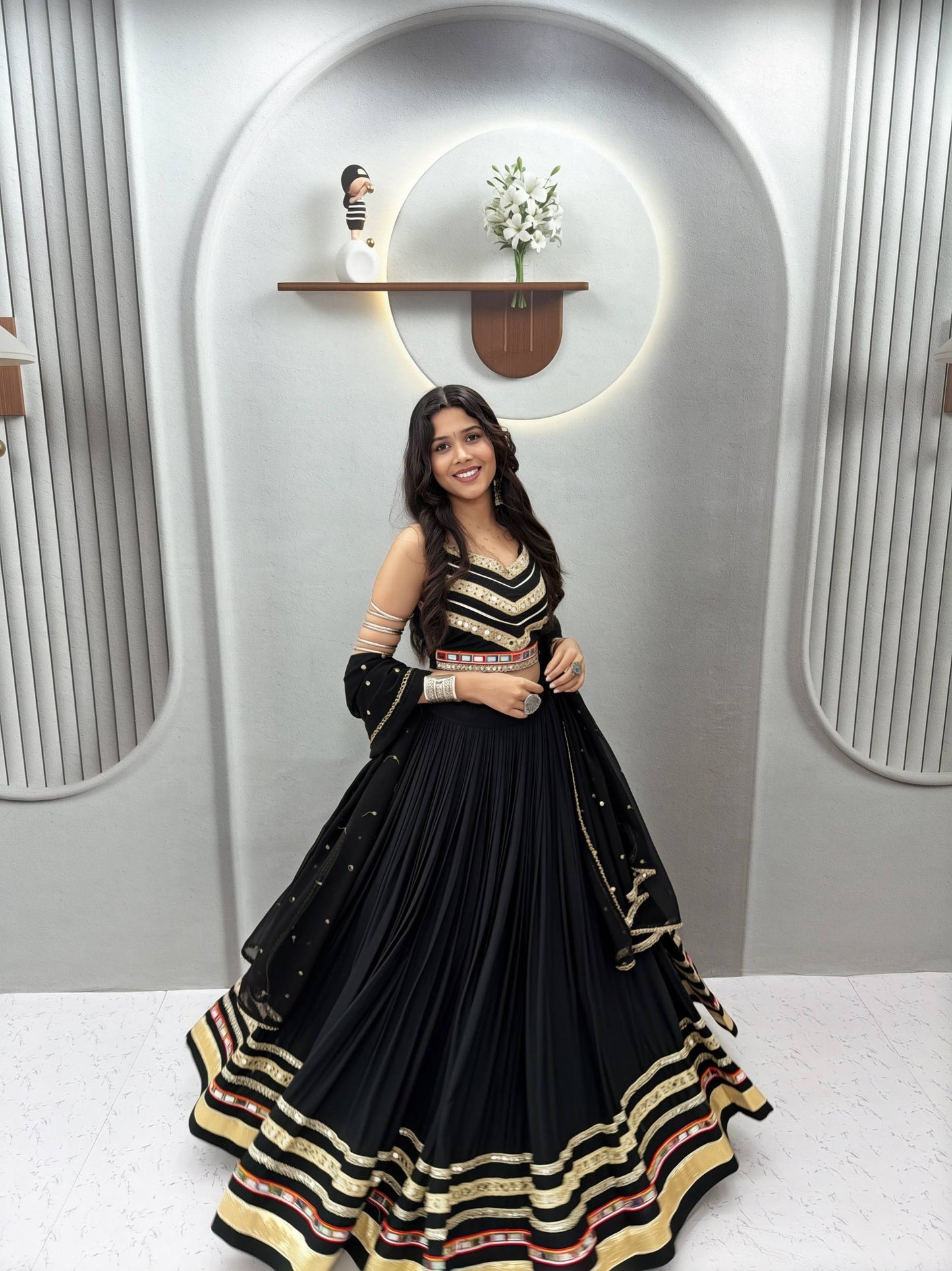 Launching Navratri Special Lehenga choli with vintage dupatta