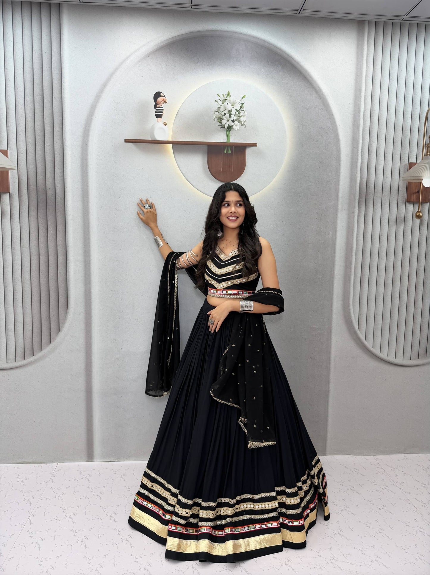 Launching Navratri Special Lehenga choli with vintage dupatta