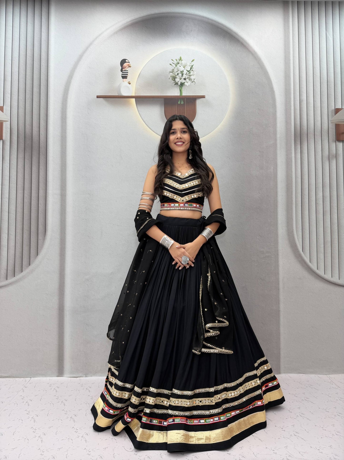 Launching Navratri Special Lehenga choli with vintage dupatta