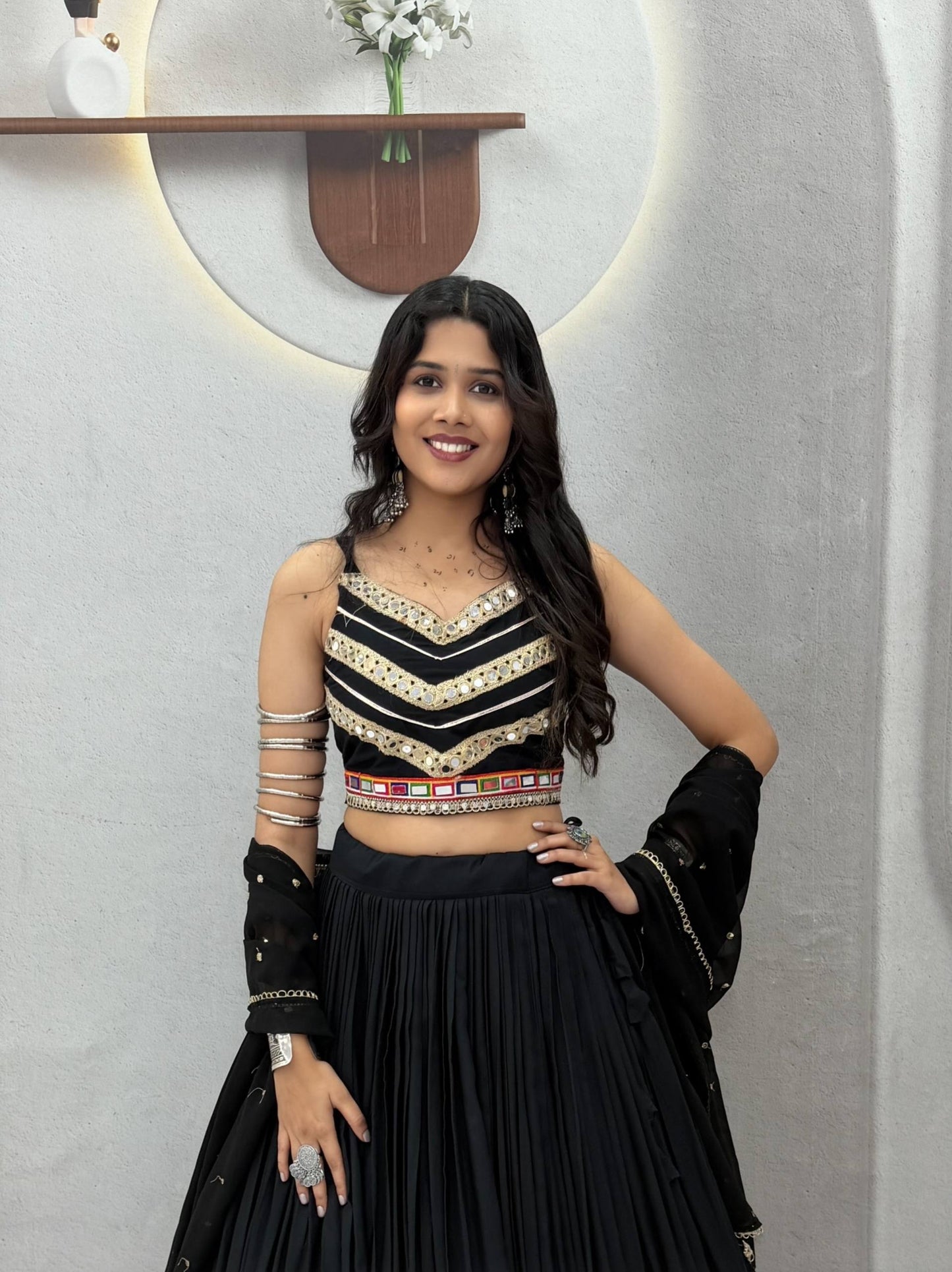 Launching Navratri Special Lehenga choli with vintage dupatta