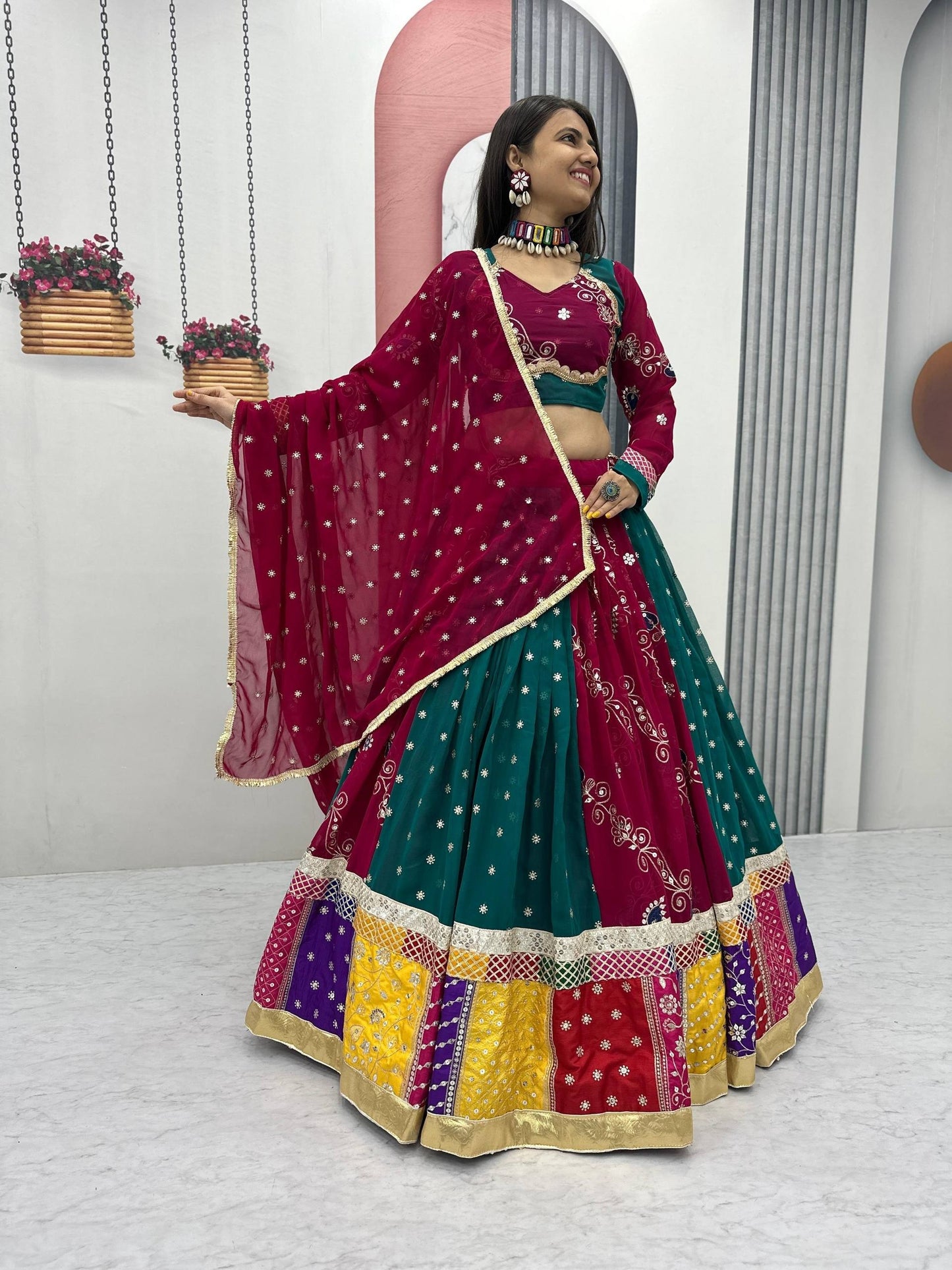 Navratri Special Pure Cotton Lehenga Choli