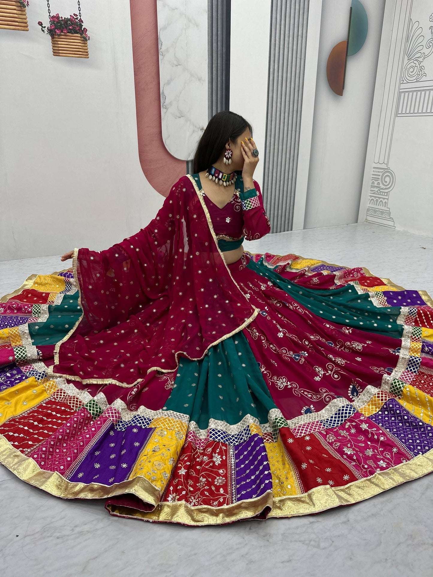 Navratri Special Pure Cotton Lehenga Choli
