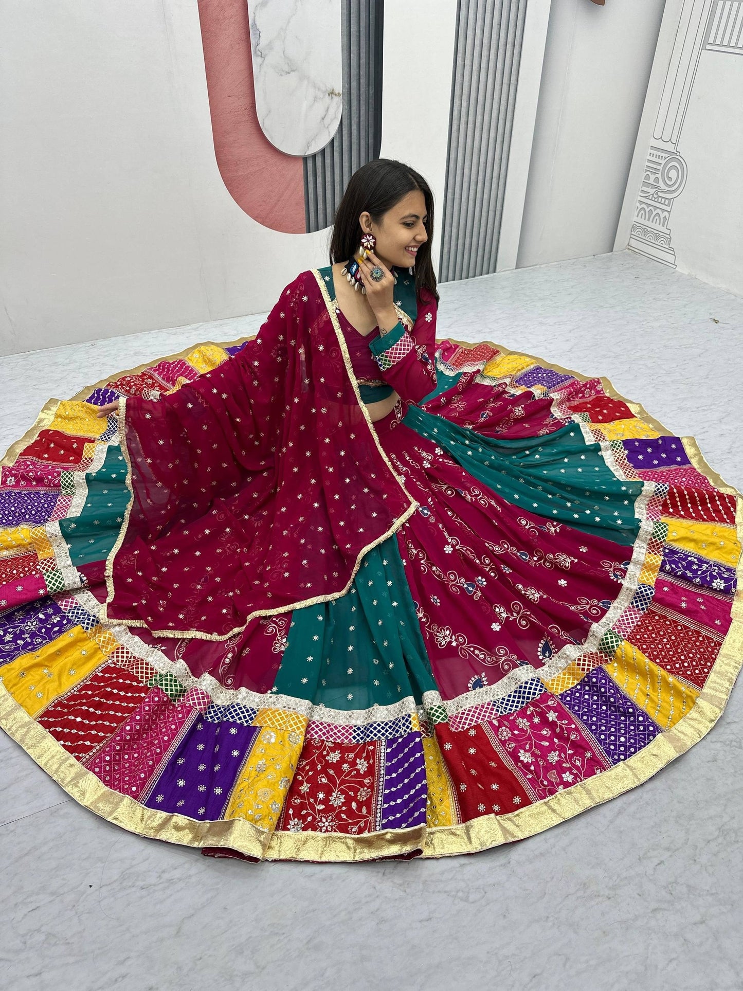 Navratri Special Pure Cotton Lehenga Choli