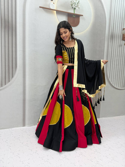 Navratri Special Lehenga choli with vintage dupatto
