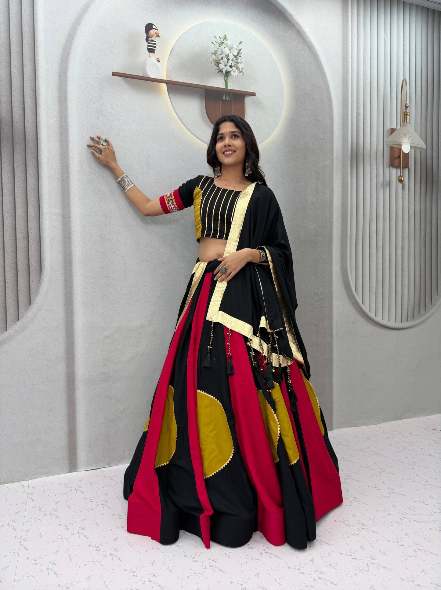 Navratri Special Lehenga choli with vintage dupatto