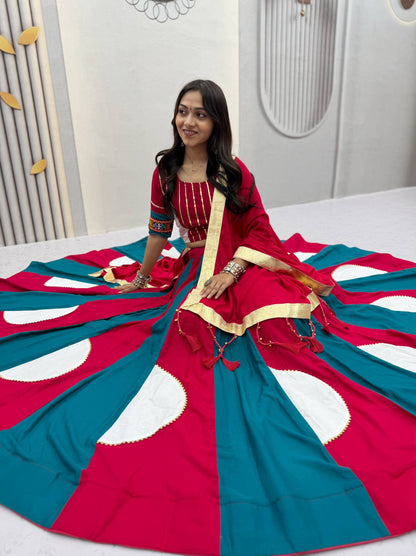 Navratri Special Lehenga choli with vintage dupatto