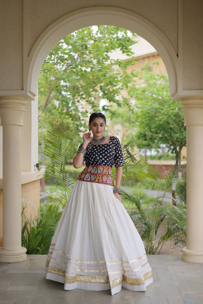 Navratri Festive vibes Are traditional and spiritual, And focus on the fun aspects of the festival, So Choose the Different colors Blouse With Lehenga For the dancing, the devotion, or the sense of our community.