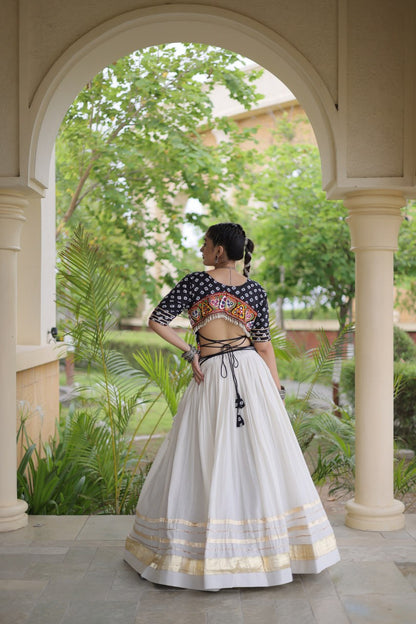 Navratri Festive vibes Are traditional and spiritual, And focus on the fun aspects of the festival, So Choose the Different colors Blouse With Lehenga For the dancing, the devotion, or the sense of our community.