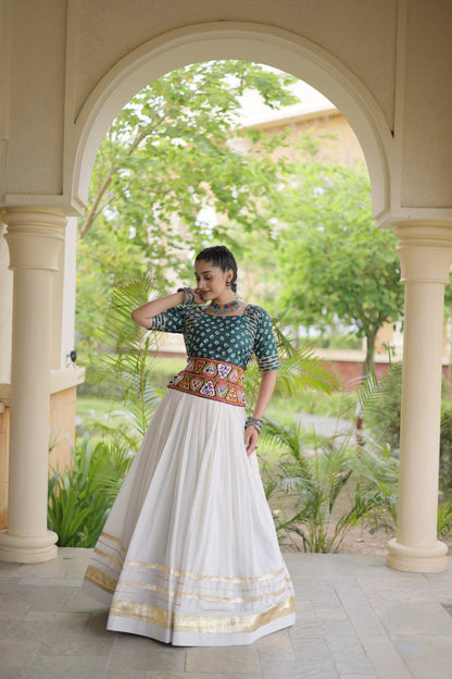 Navratri Festive vibes Are traditional and spiritual, And focus on the fun aspects of the festival, So Choose the Different colors Blouse With Lehenga For the dancing, the devotion, or the sense of our community.