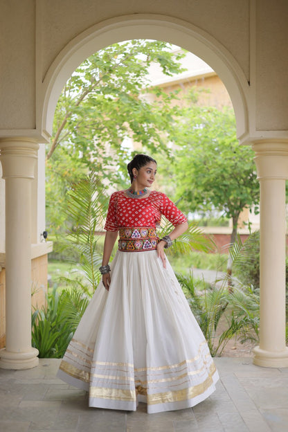 Navratri Festive vibes Are traditional and spiritual, And focus on the fun aspects of the festival, So Choose the Different colors Blouse With Lehenga For the dancing, the devotion, or the sense of our community.