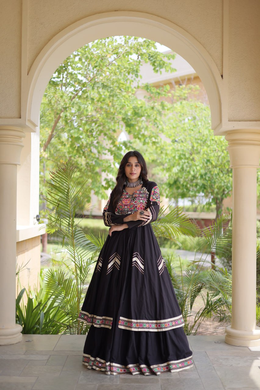 4 Variants - Heritage embroidery lehenga set with jacket Style