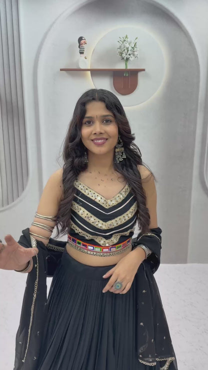 Launching Navratri Special Lehenga choli with vintage dupatta