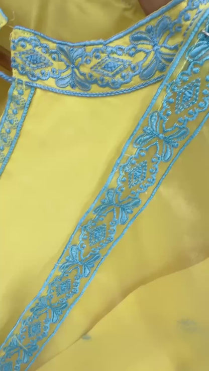 Đěsigner Party Wear Look Pur Natural Crep Sillk Top & Balloon Pants With Dupatta set